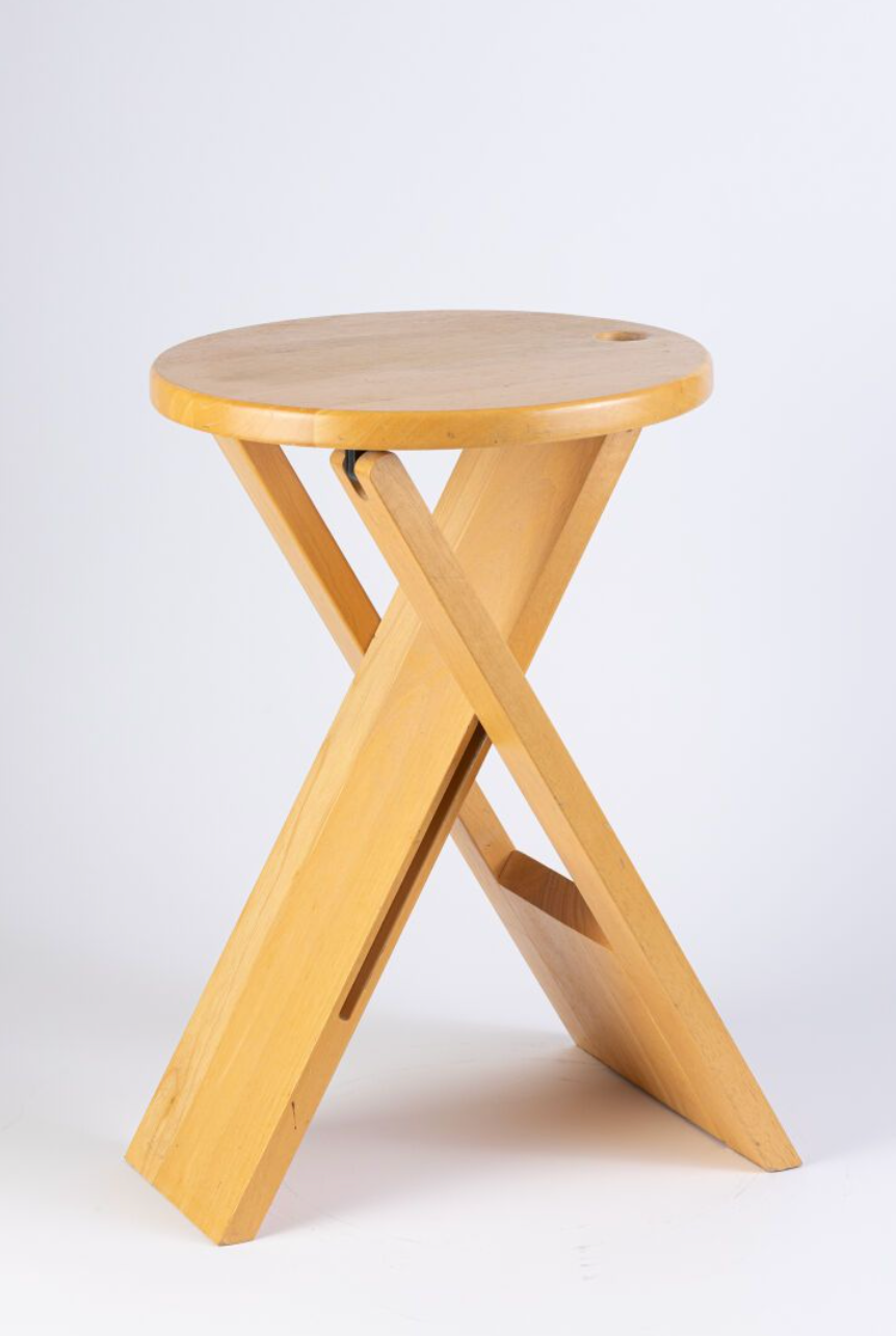 Tabouret pliant "Suzy" par Adrian Reed (XXe siècle), circa 1980