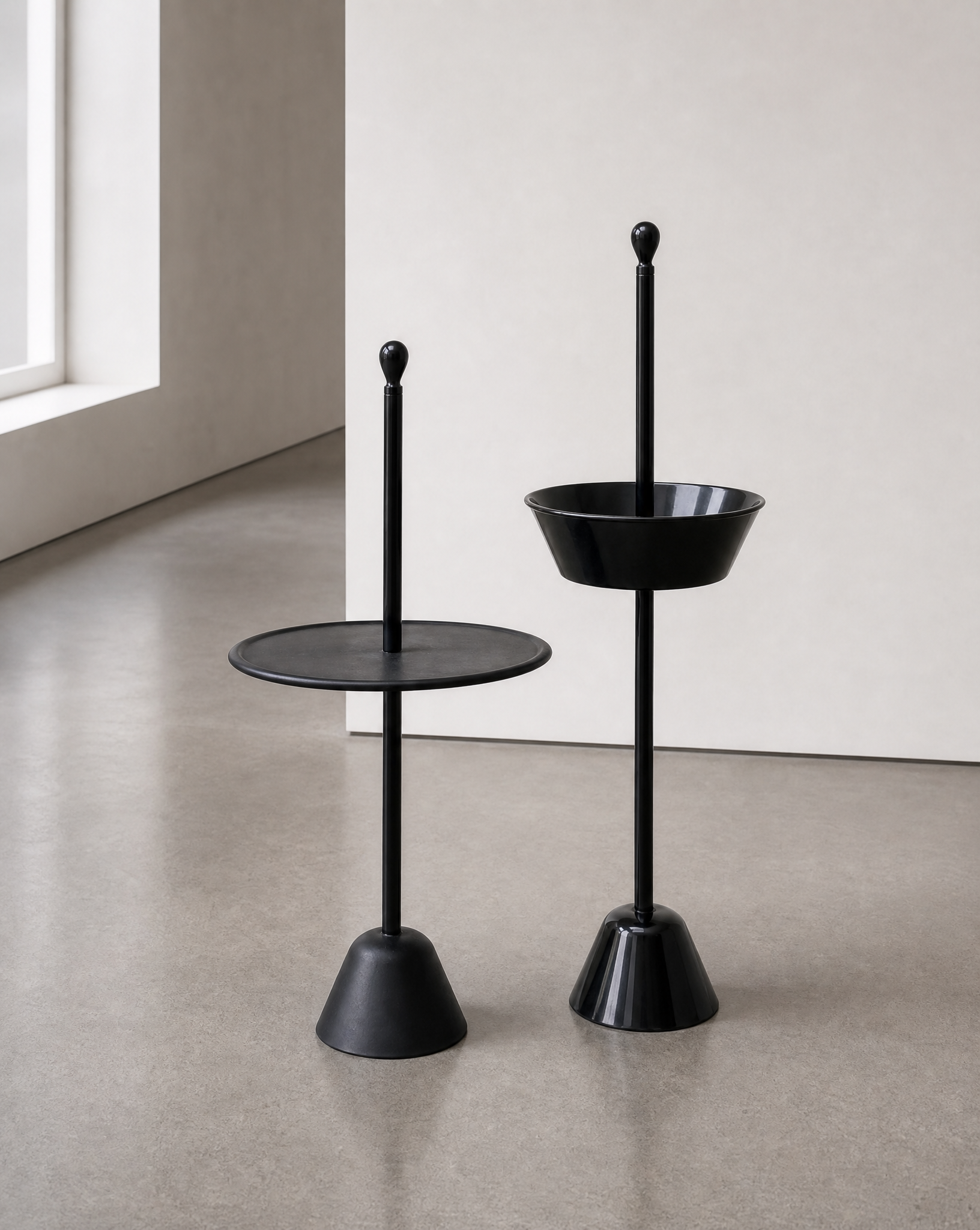 Table d'appoint et porte-revues Servomutto Achile Castiglioni