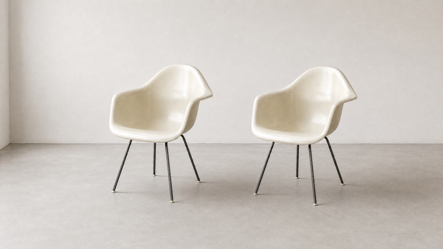 Paire de Fauteuils DAX - Charles & Ray Eames