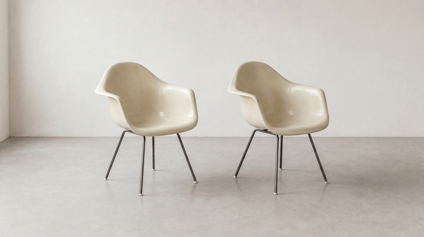 Paire de Fauteuils DAX - Charles & Ray Eames