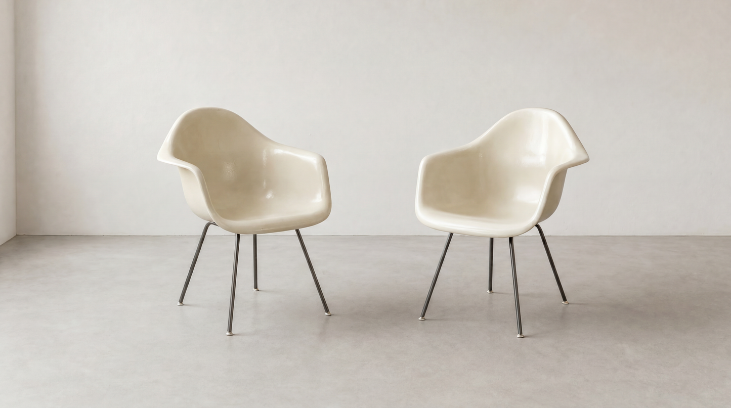Paire de Fauteuils DAX - Charles & Ray Eames