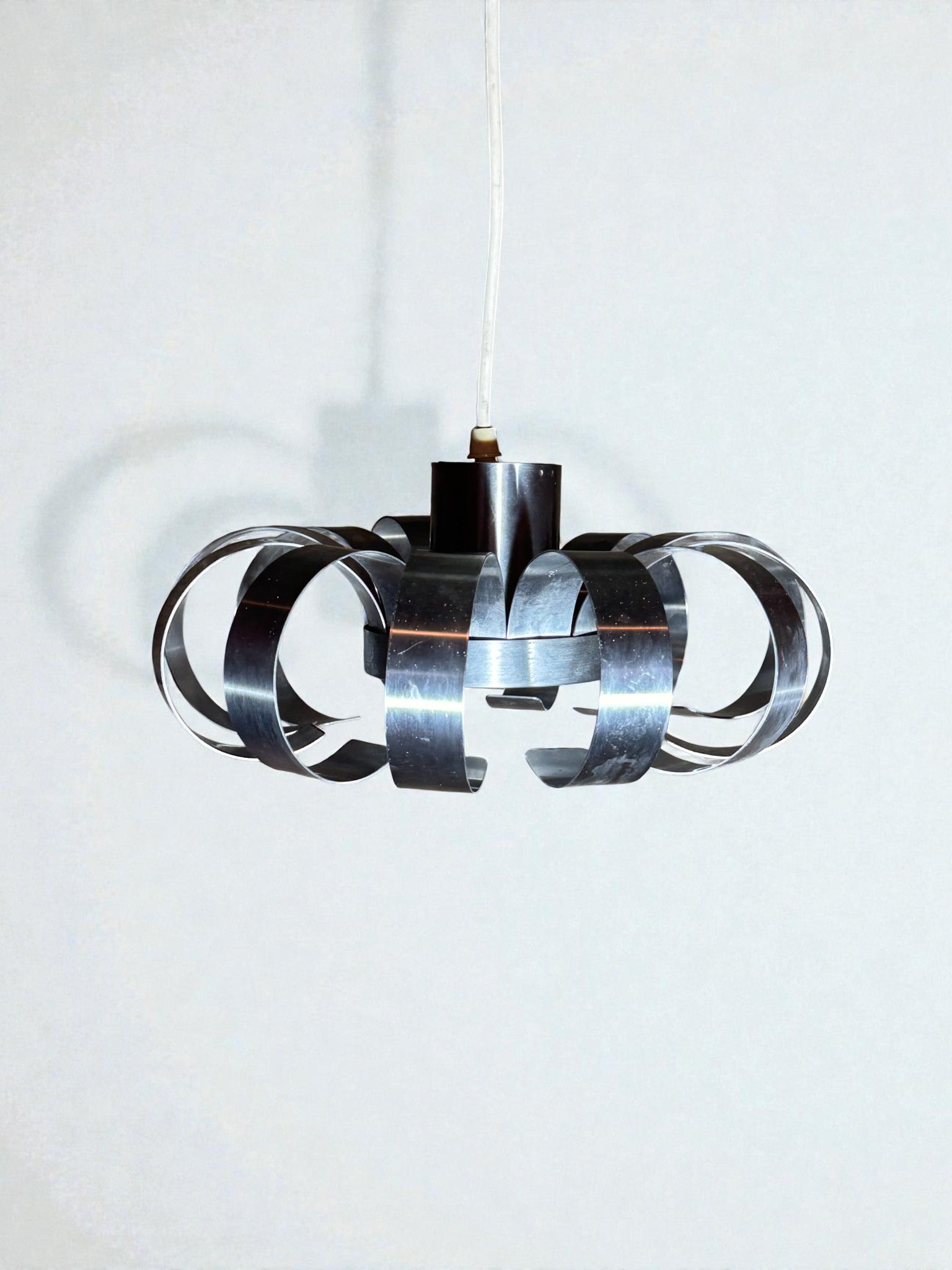 Suspension Aluminium brossé - Année 70