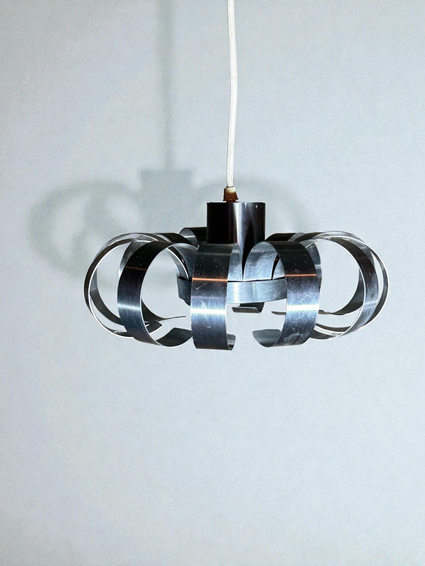 Suspension Aluminium brossé - Année 70
