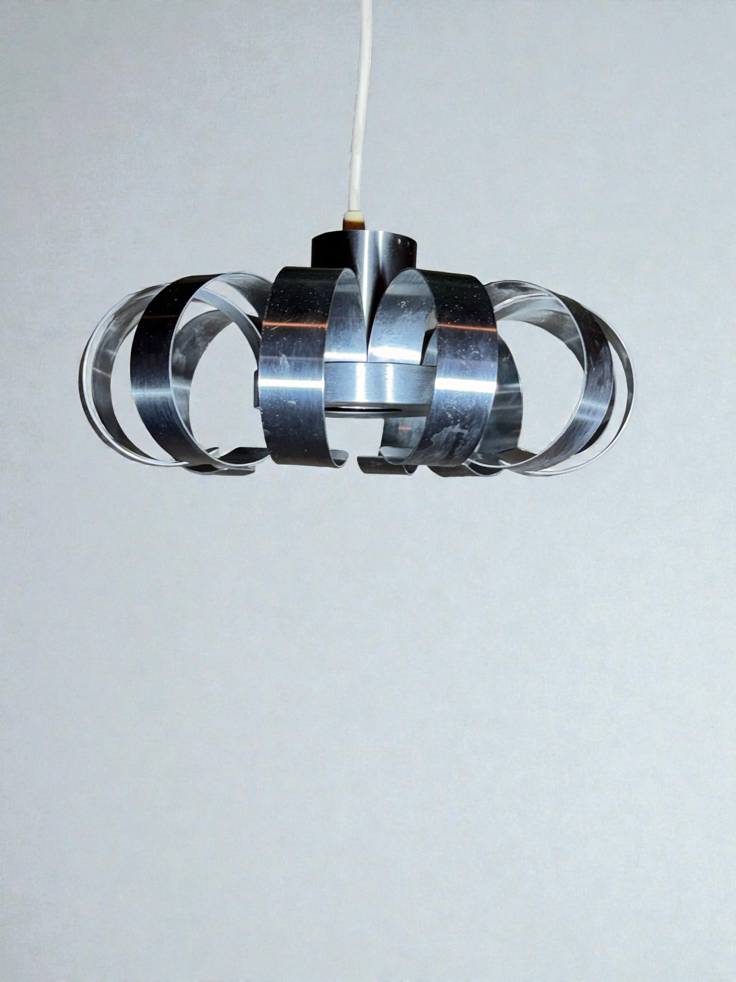 Suspension Aluminium brossé - Année 70