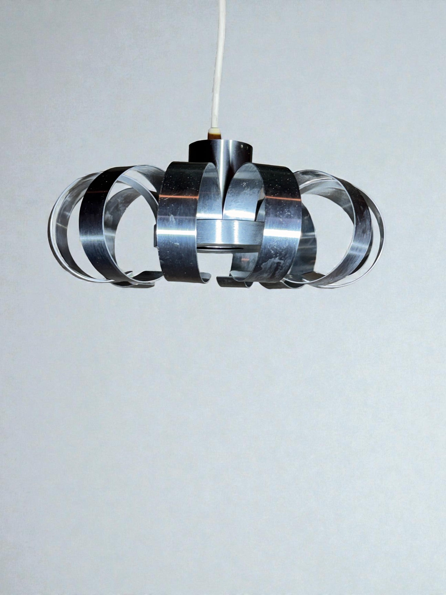 Suspension Aluminium brossé - Année 70