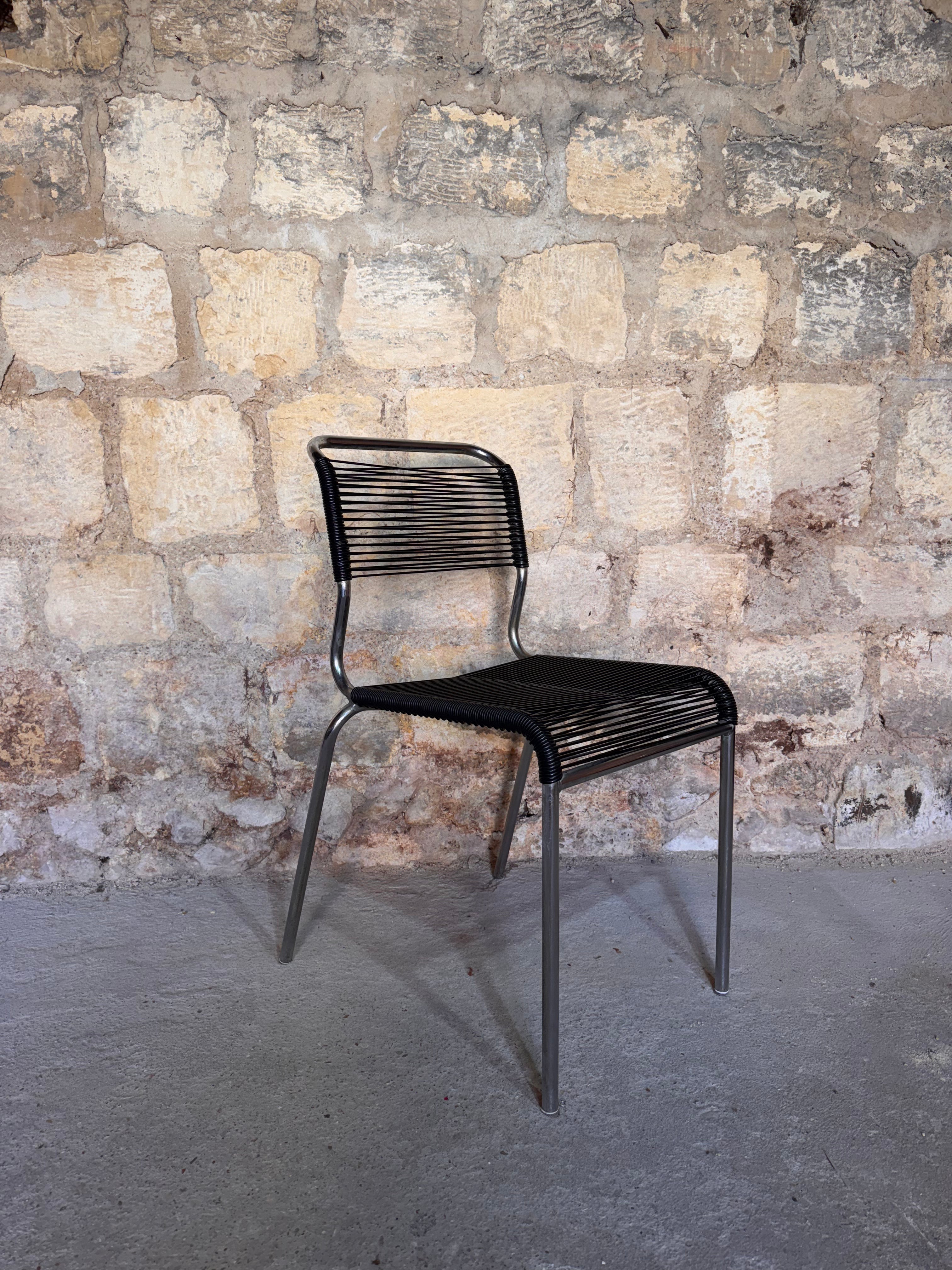 Chaise Spaghetti (dans le goût de Giandomenico Belotti)