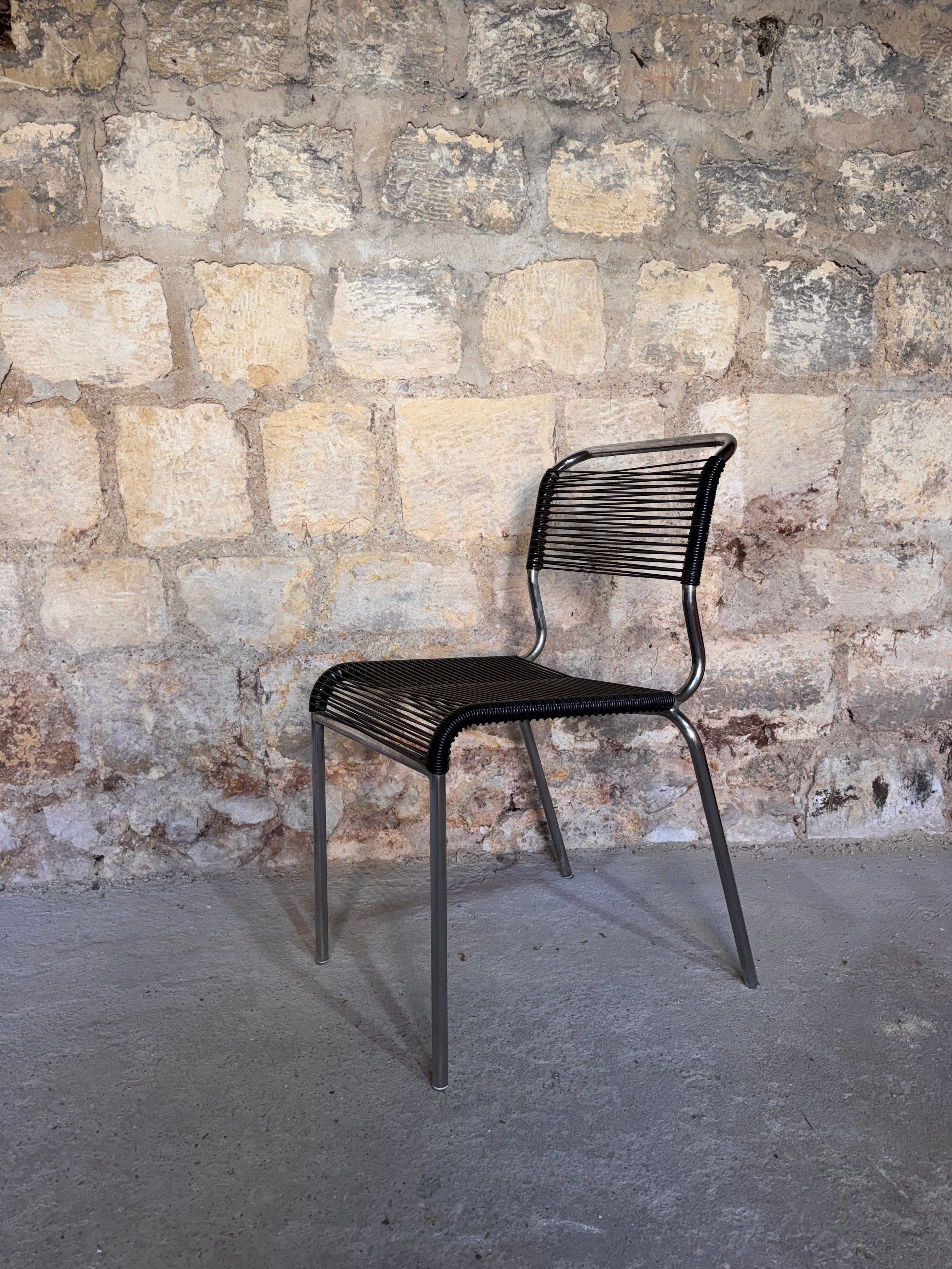 Chaise Spaghetti (dans le goût de Giandomenico Belotti)