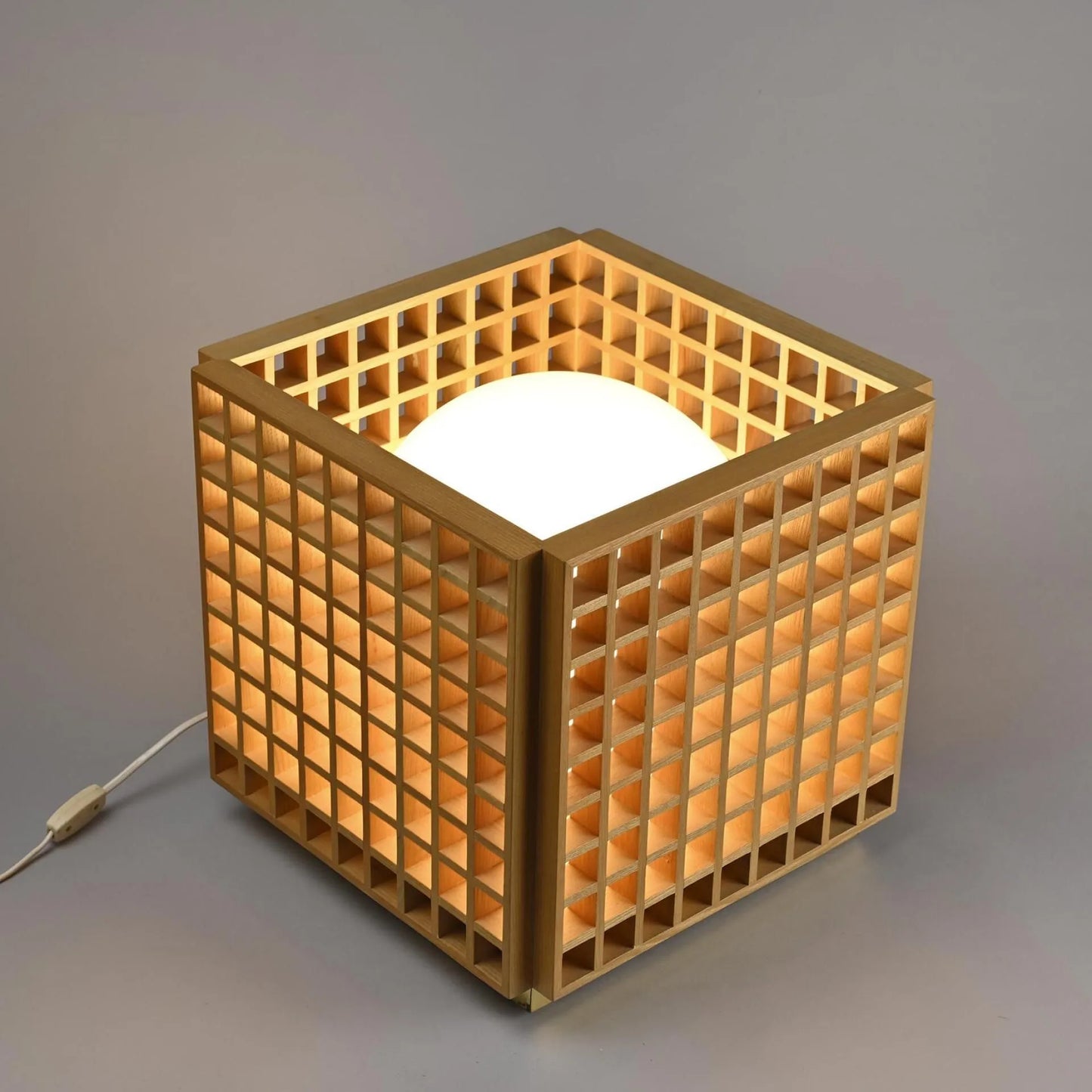 Lampe de parquet "Cube Ajouré" Selenova italia