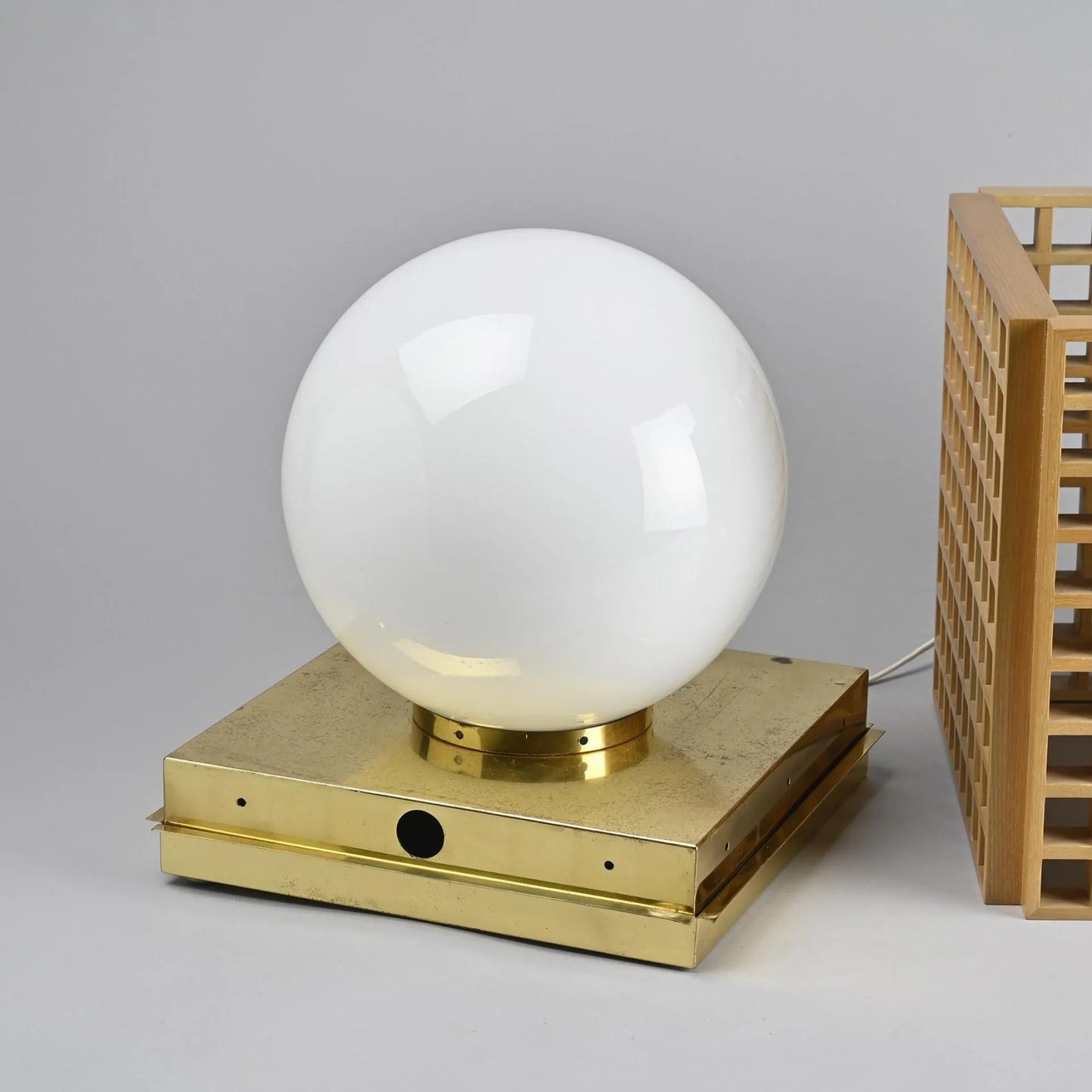Lampe de parquet "Cube Ajouré" Selenova italia